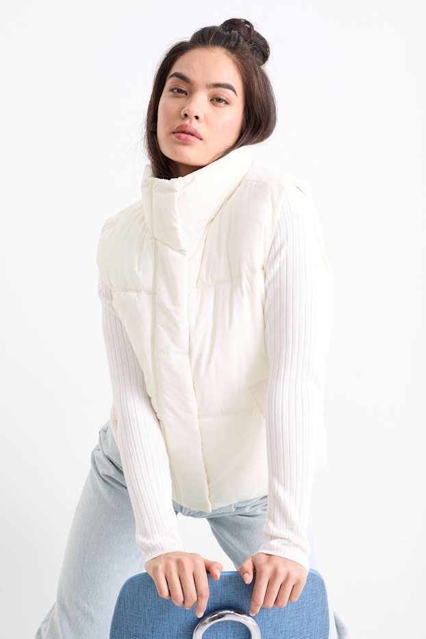 Dames - Bodywarmer - wit