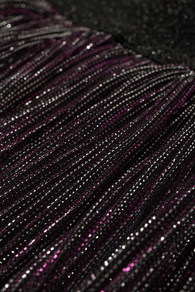 Enfants filles - Halloween - jupe - effet brillant - violet