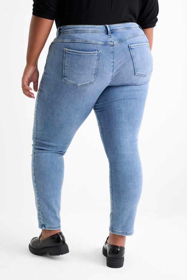 Donna - Skinny jeans - vita media - One Size Fits More - jeans blu