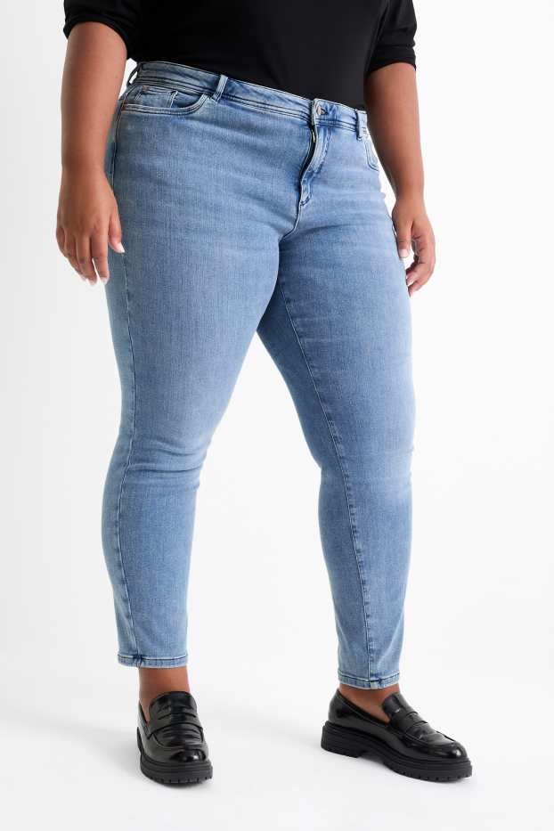 Donna - Skinny jeans - vita media - One Size Fits More - jeans blu