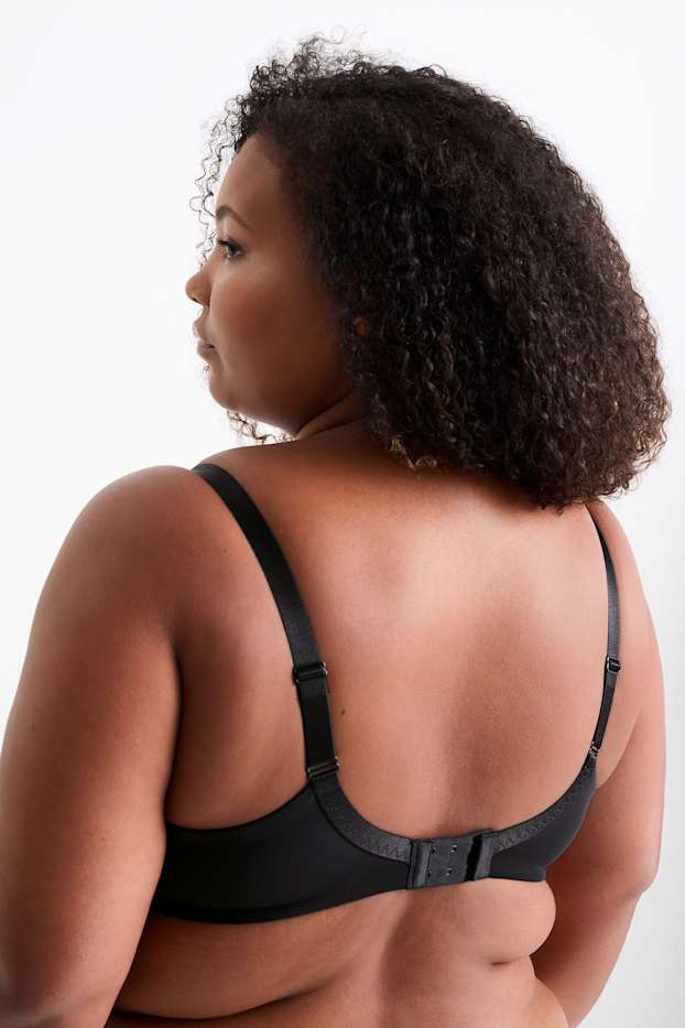 Femei - Sutien minimizer cu armătură - negru