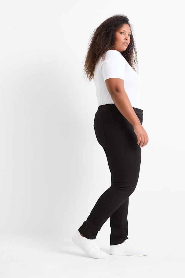 Femmes - Slim jean - mid waist  - noir