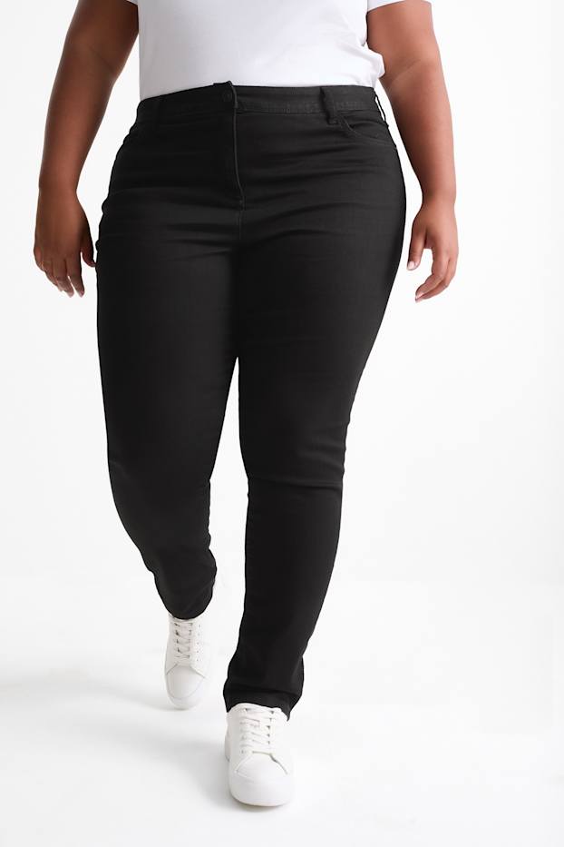 Femmes - Slim jean - mid waist  - noir