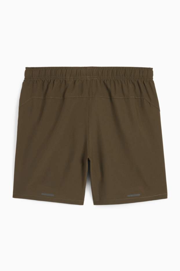 Herren - Funktions-Shorts - dunkelgrün