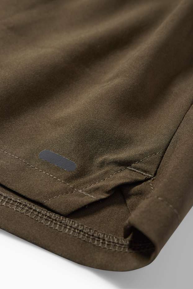 Herren - Funktions-Shorts - dunkelgrün