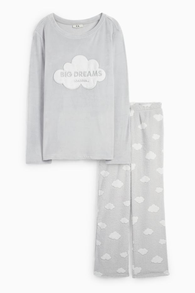 Femmes - Pyjama d’hiver - gris clair