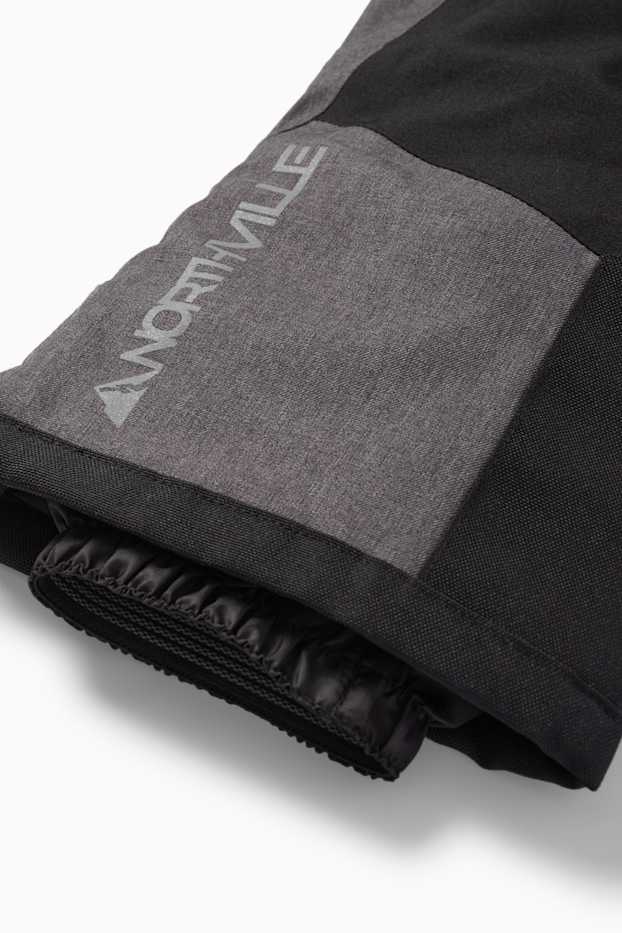 Kinder Jungen - Skihose - wasserdicht - dunkelgrau