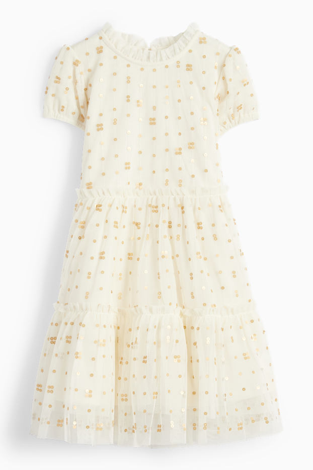 Copii - Fete - Rochie - crem