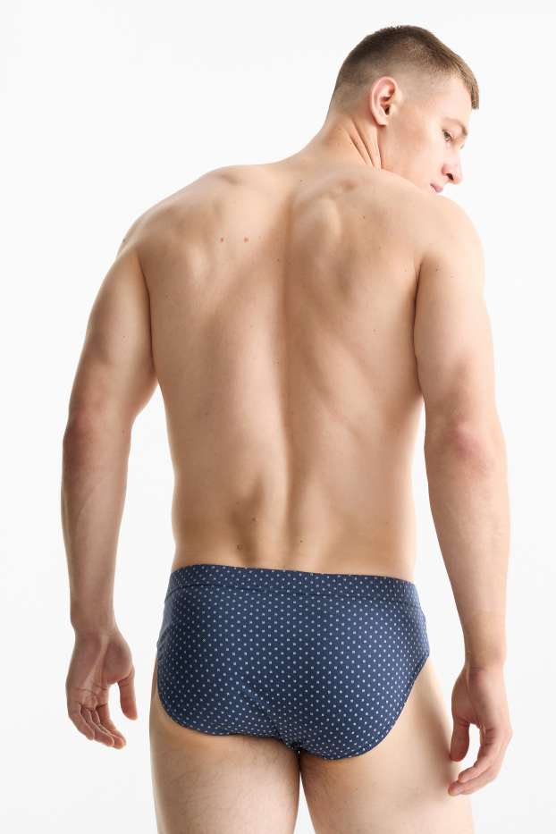 Uomo - Confezione da 3 - slip - blu scuro