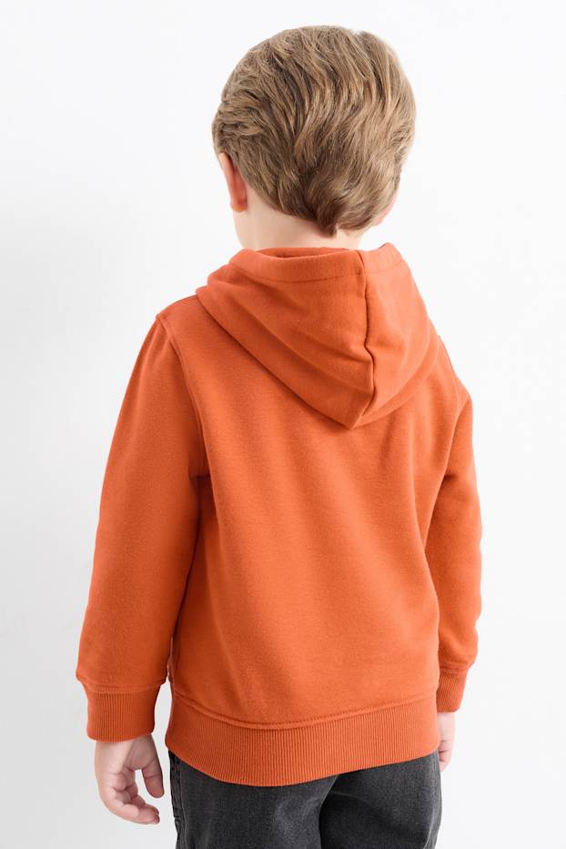 Kinderen: jongens - Hoodie - donker oranje