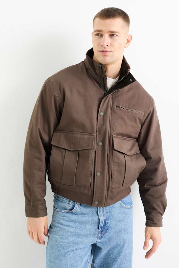 Hommes - Blouson - marron foncé