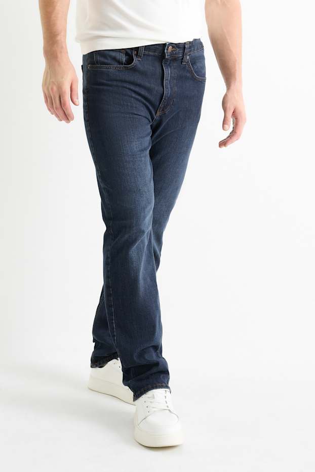 Heren - Straight jeans - LYCRA® - jeansdonkerblauw