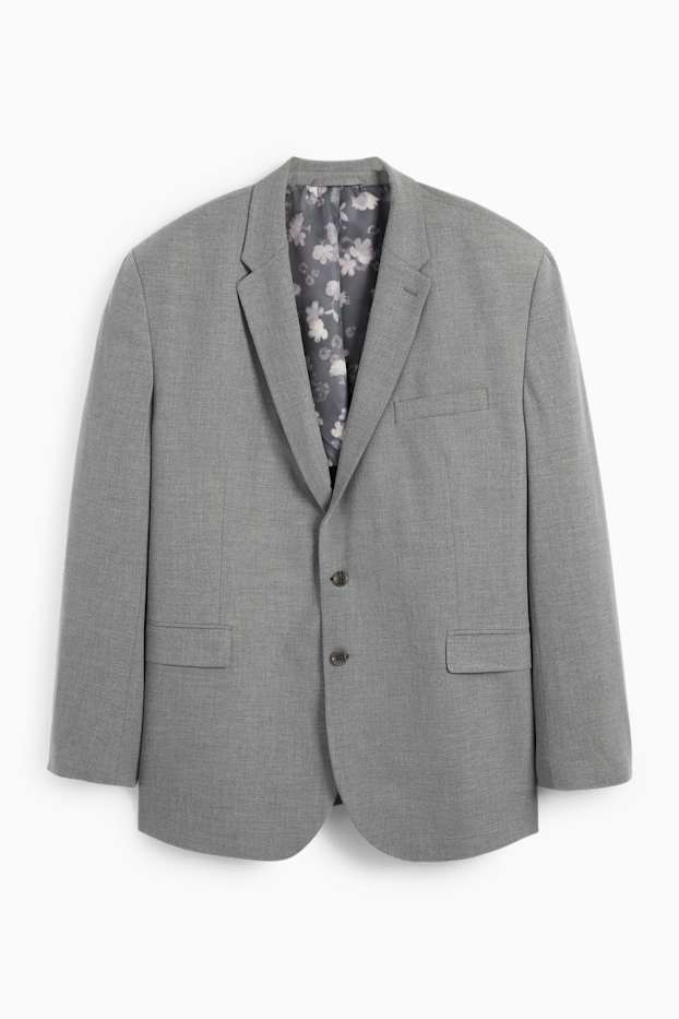 Herren - Baukasten-Sakko - Regular Fit - Flex - grau