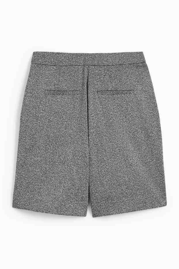 Dona - Bermudes - high waist - gris fosc