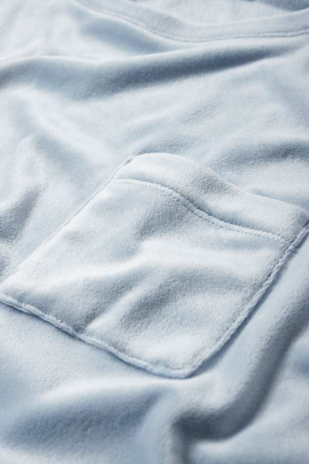 Donna - Pigiama invernale - azzurro