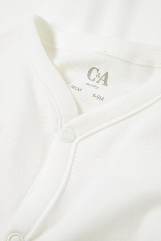 Unisexe - Pyjama pour bébé - blanc crème
