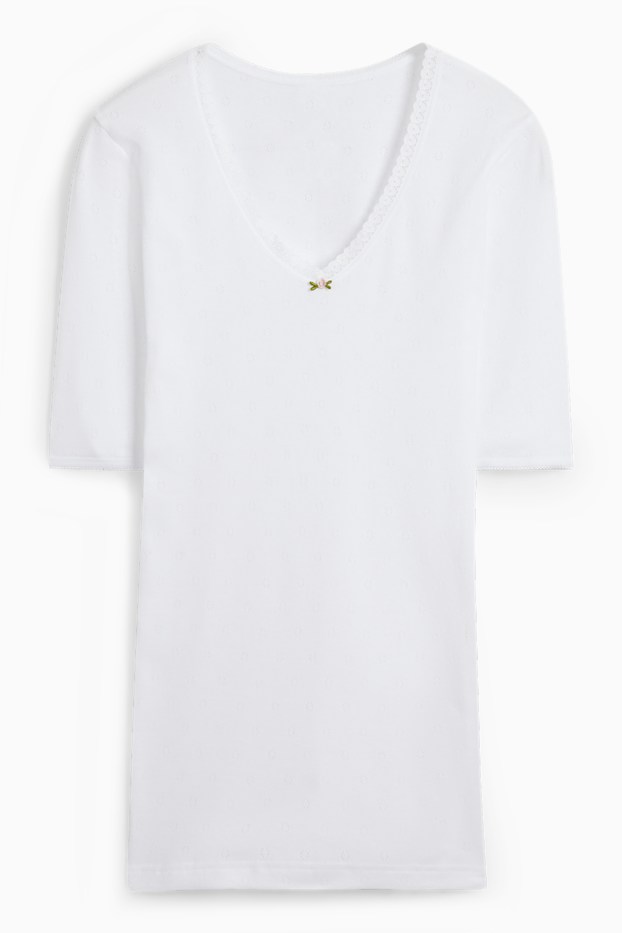 Donna - Maglietta intima - bianco