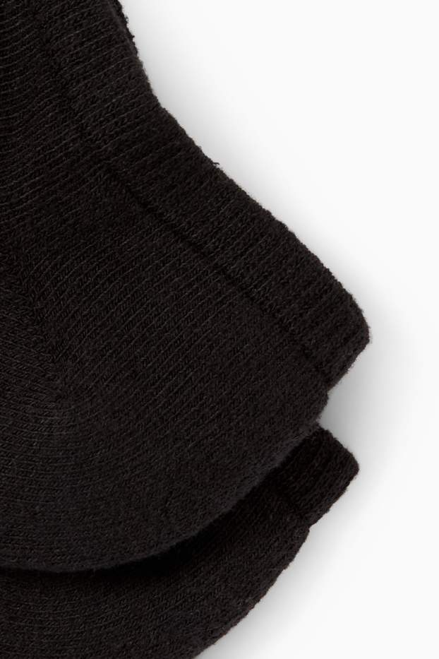 Femmes - Lot de 3 - socquettes de sport - noir