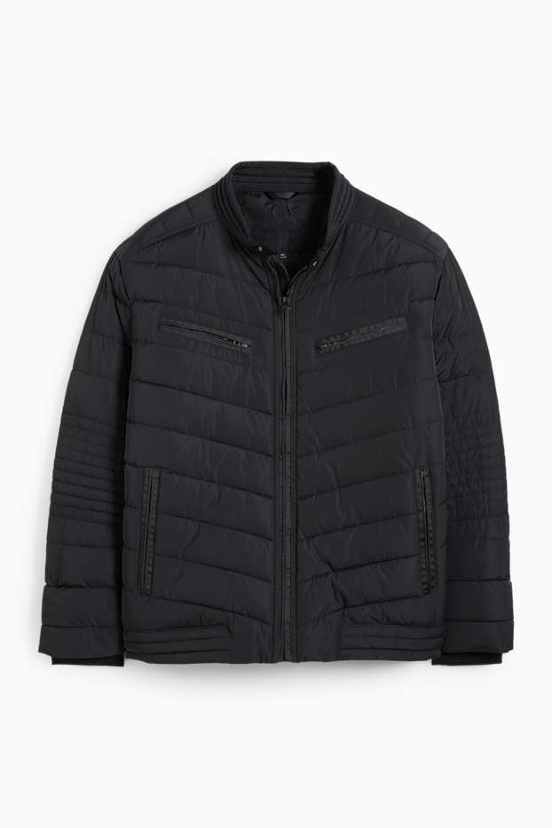 Herren - Steppjacke - wasserabweisend - schwarz