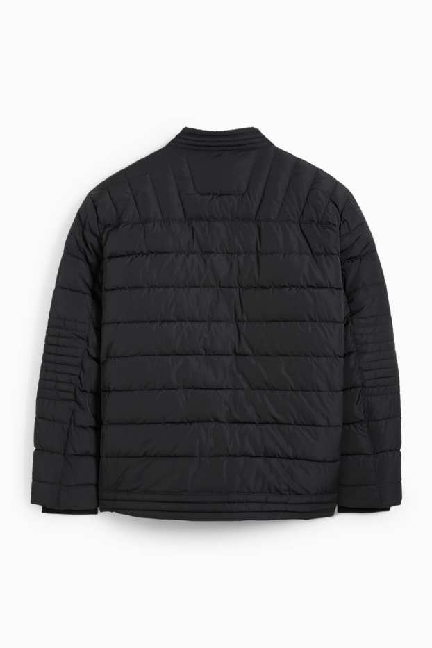 Herren - Steppjacke - wasserabweisend - schwarz