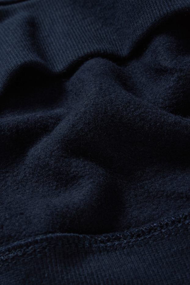 Hommes - Sweat à capuche - bleu foncé