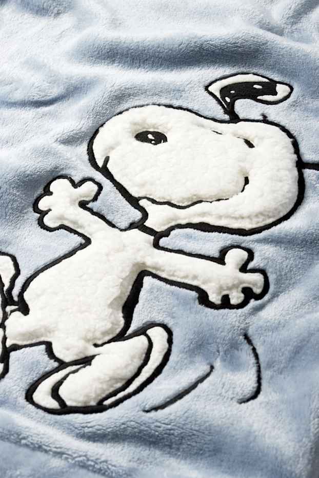 Damen - Winterpyjama - Snoopy - hellblau