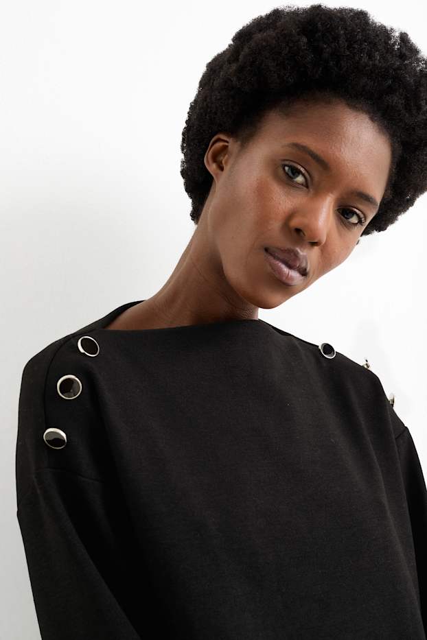 Damen - Sweatshirt - schwarz