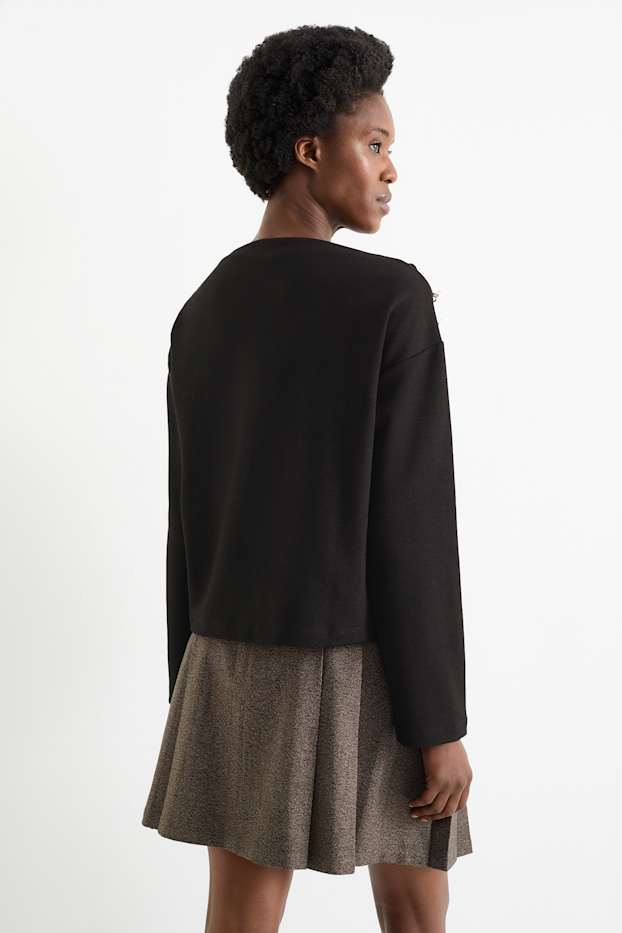 Damen - Sweatshirt - schwarz