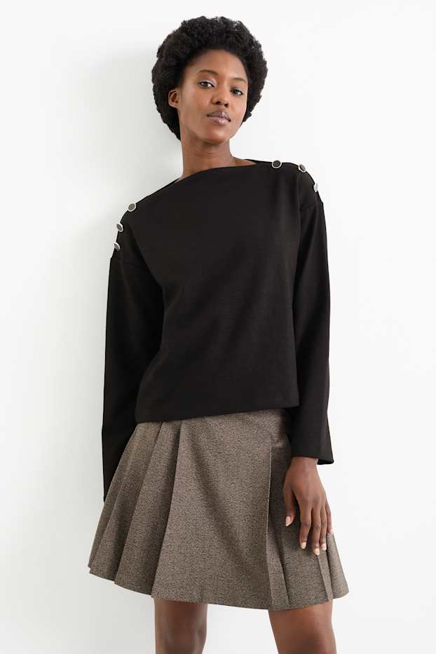 Damen - Sweatshirt - schwarz