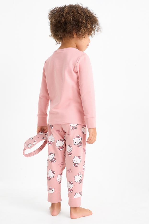 Nena - Hello Kitty - pijama i antifaç per dormir - 3 peces - rosa