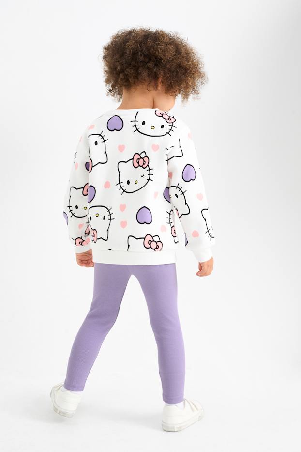 Nena - Hello Kitty - conjunt - dessuadora i leggings - 2 peces - blanc trencat