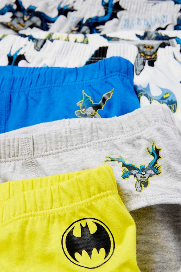 Enfants garçons - Lot de 5 - Batman - slip - bleu