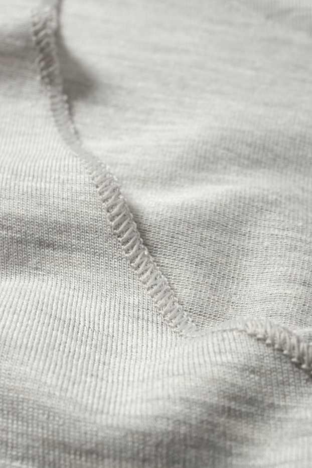 Donna - Maglietta intima - misto cashmere - grigio chiaro