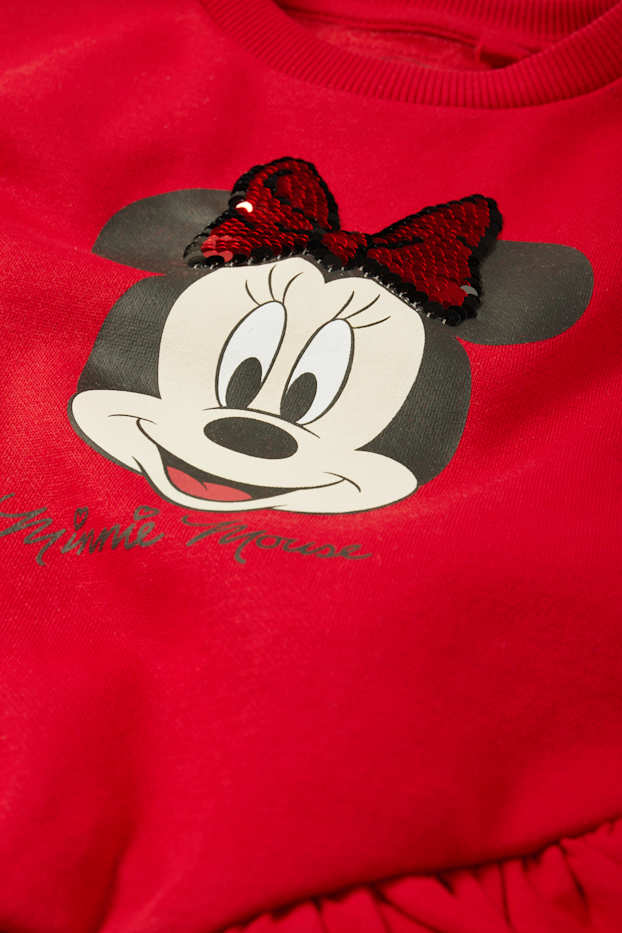 Bambine - Minnie - maglione - rosso scuro