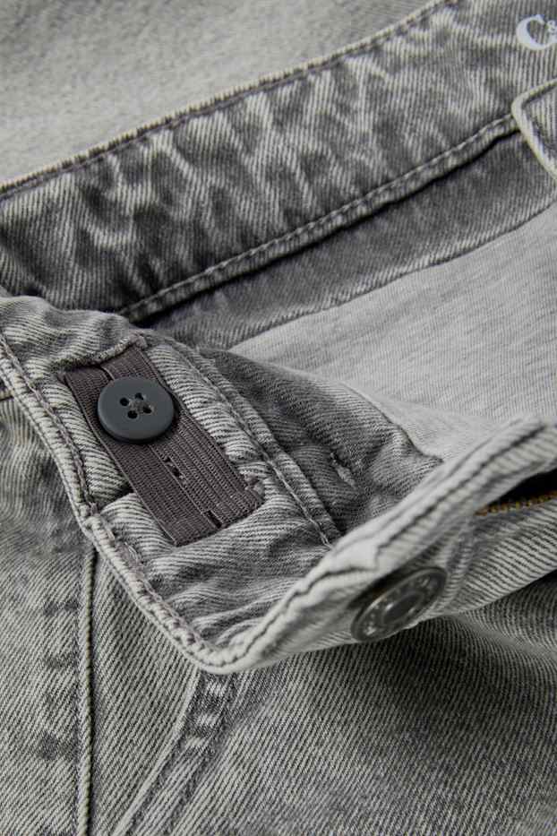 Kinderen: jongens - Cargo jeans - thermojeans - jeanslichtgrijs