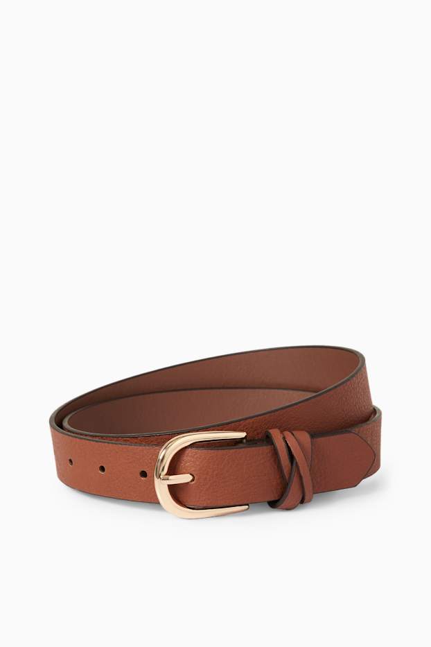 Dames - Riem - imitatieleer - bruin