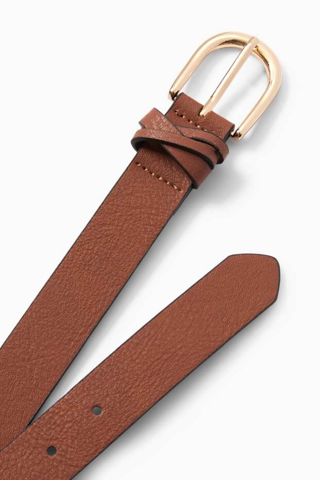 Dames - Riem - imitatieleer - bruin