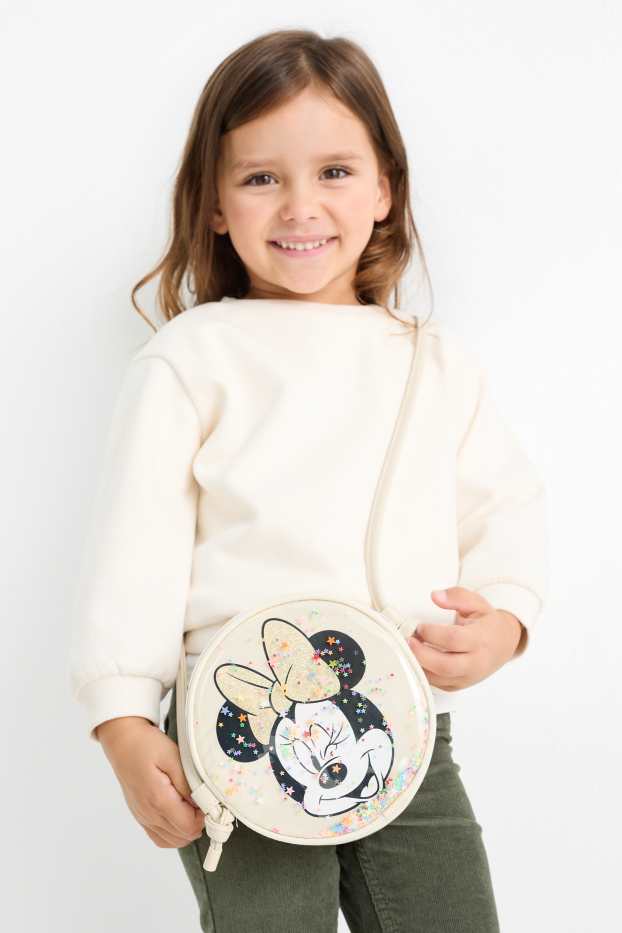 Children Girls - Minnie Mouse - crossbody bag - beige