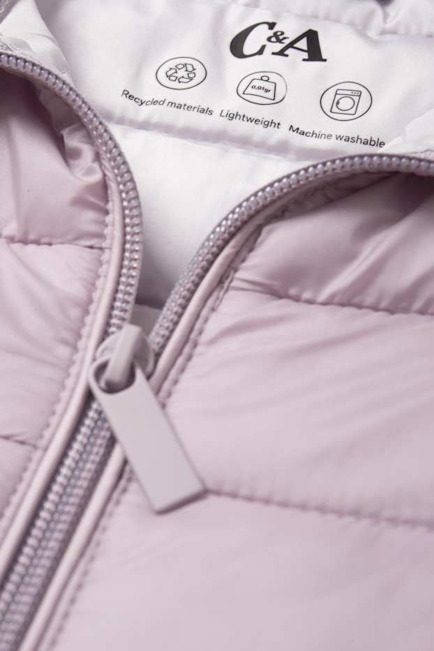 Women - Quilted gilet - pink