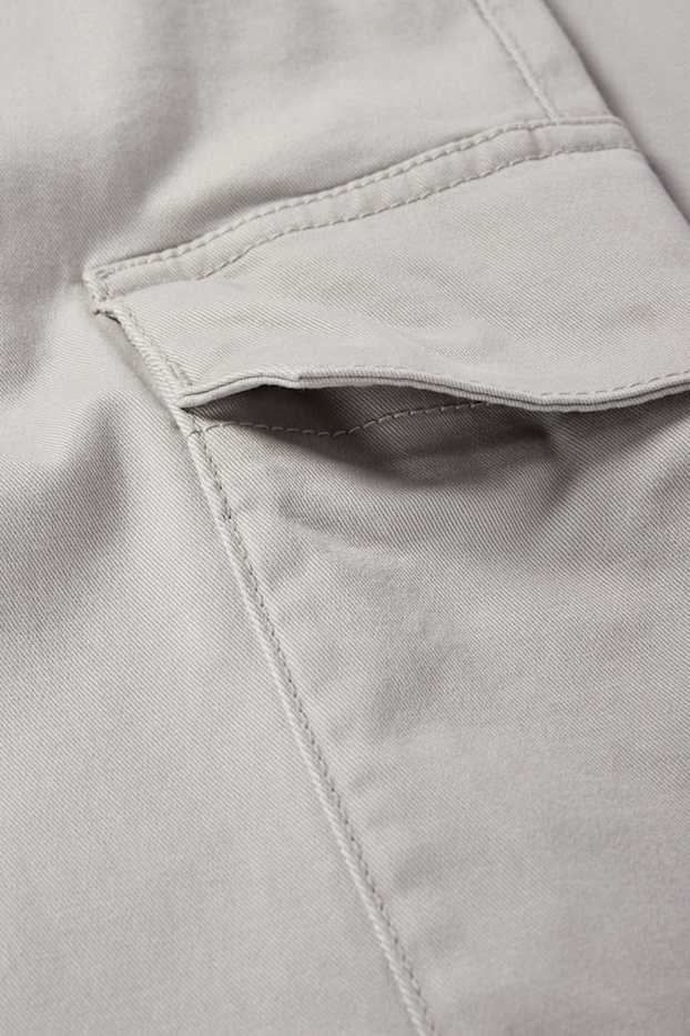 Uomo - Pantaloni cargo - grigio chiaro