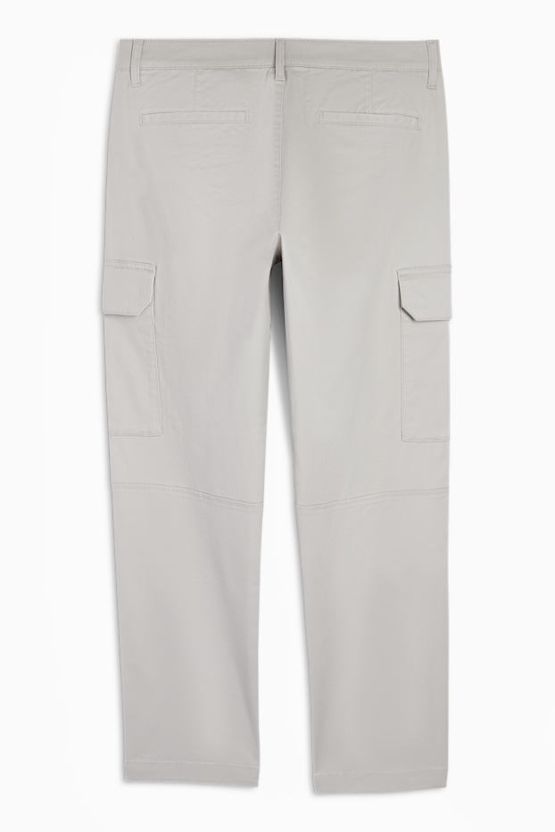 Uomo - Pantaloni cargo - grigio chiaro