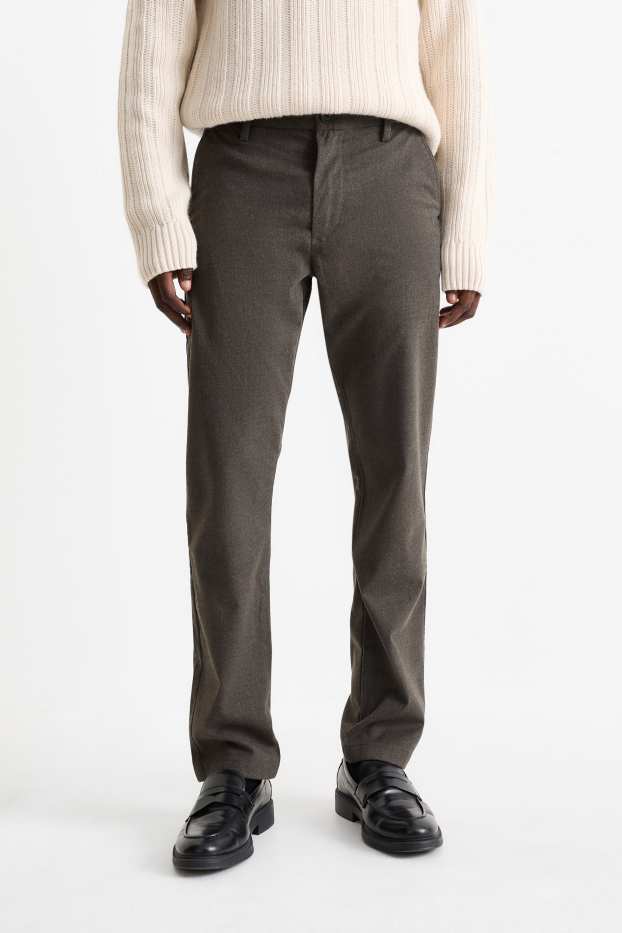 Herren - Chino - Slim Fit - dunkelbraun