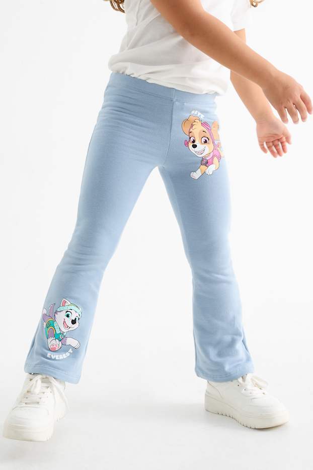 Kinder Mädchen - Multipack 2er - PAW Patrol - Skye - Flared Thermoleggings - rosa / blau