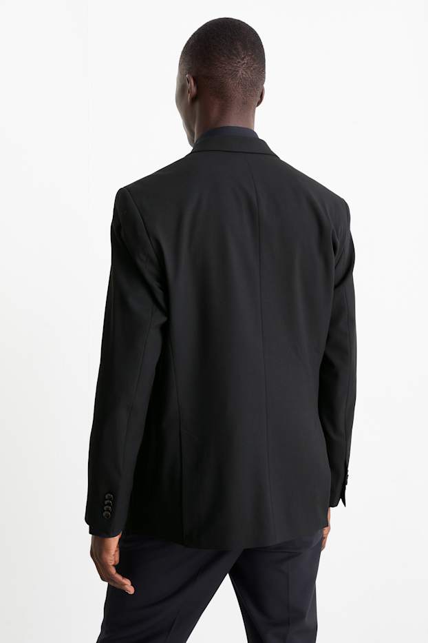 Hommes - Veste de costume - regular fit - Flex - LYCRA® - Mix & Match - noir