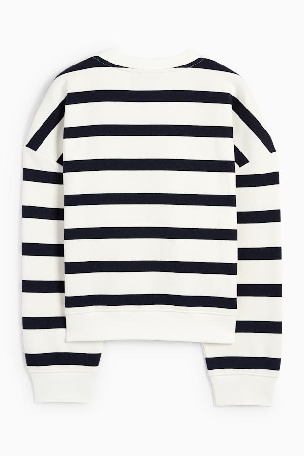 Dona - Dessuadora - de ratlles - blau/blanc