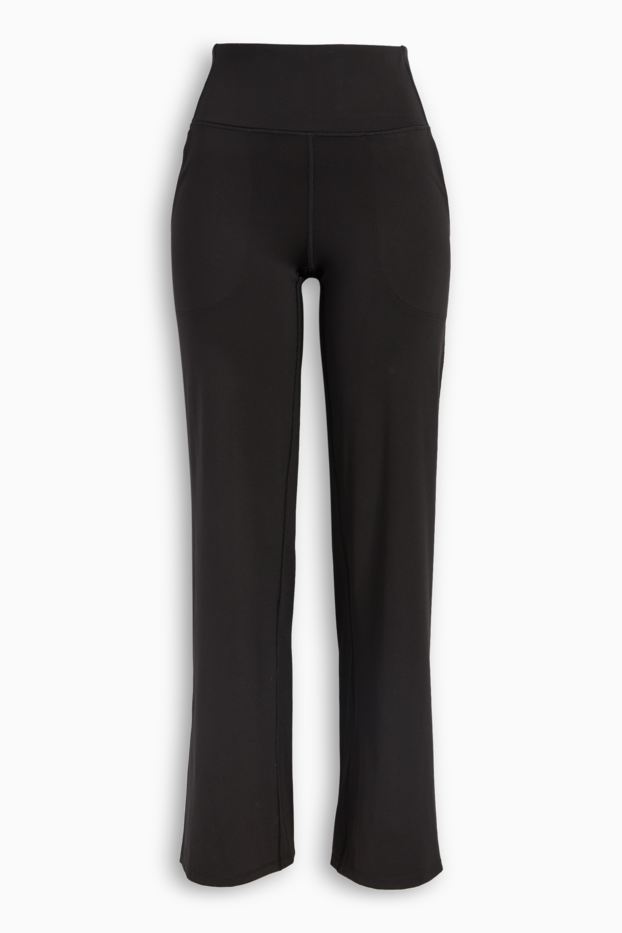 Femmes - Pantalon de sport en jersey - 4 Way Stretch - noir