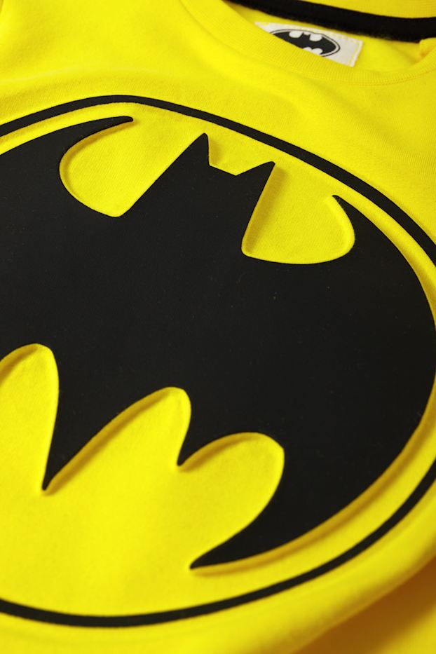 Bambini - Batman - pigiama - 2 pezzi - giallo