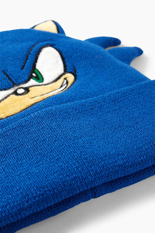 Children Boys - Sonic - beanie - blue