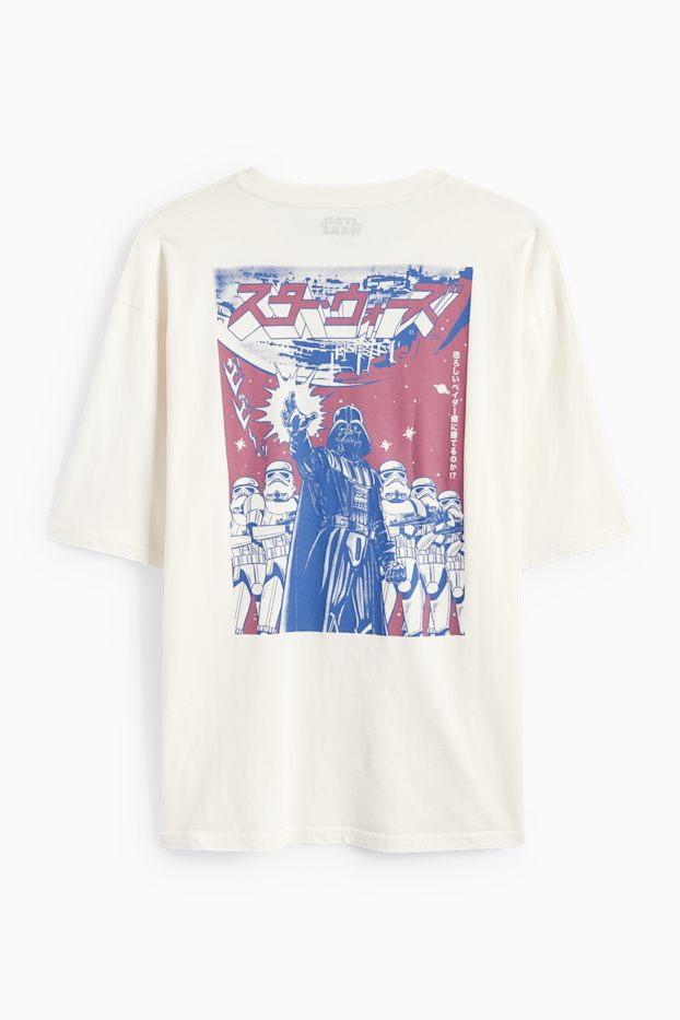 Uomo - T-shirt - Guerre Stellari - bianco crema