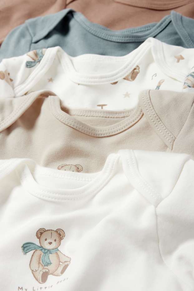 Unisex - Set van 5 - beertje - rompertje - roze